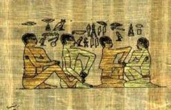 Papyrus egyptien reflexologie